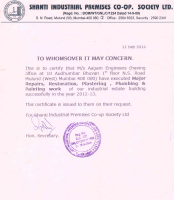 SHANTI INDUSTRIAL PREMISES CO-OP. SOCIETY LTD